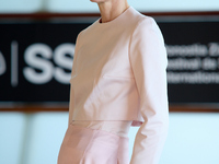 Tilda Swinton attends the Photocall for ''La Habitacion de al lado'' during the 72nd San Sebastian International Film Festival in San Sebast...