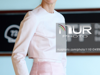 Tilda Swinton attends the Photocall for ''La Habitacion de al lado'' during the 72nd San Sebastian International Film Festival in San Sebast...