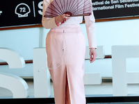 Tilda Swinton attends the Photocall for ''La Habitacion de al lado'' during the 72nd San Sebastian International Film Festival in San Sebast...