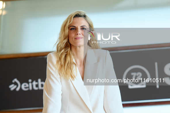 Melina Matthews attends the Photocall La Habitacion de al lado during the 72nd San Sebastian International Film Festival in San Sebastian, S...