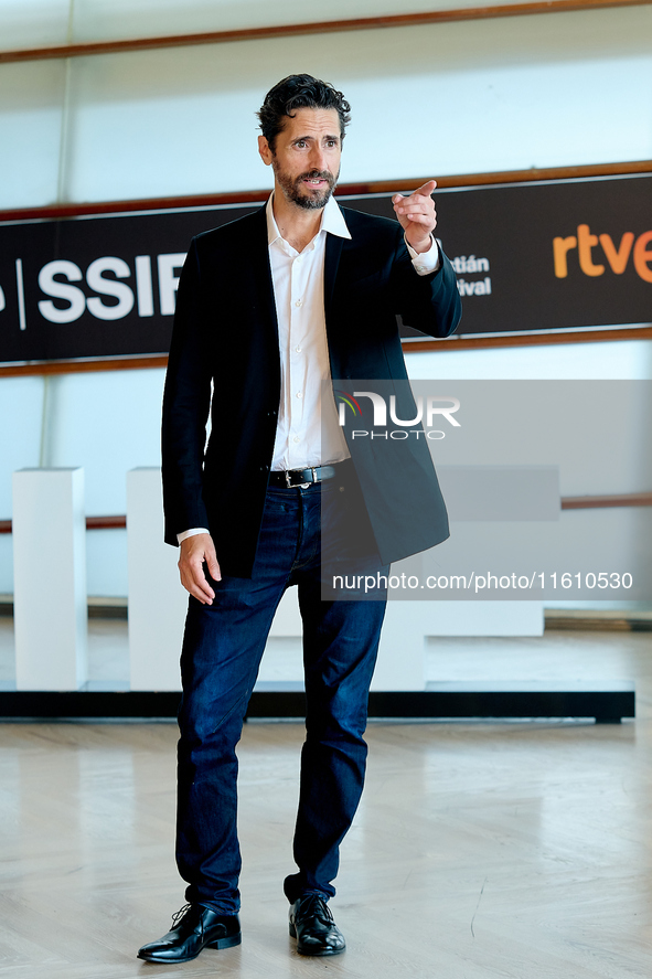 Juan Diego Botto attends the Photocall for La Habitacion de al lado during the 72nd San Sebastian International Film Festival in San Sebasti...