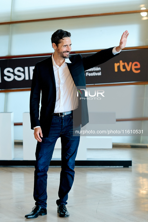 Juan Diego Botto attends the Photocall for La Habitacion de al lado during the 72nd San Sebastian International Film Festival in San Sebasti...