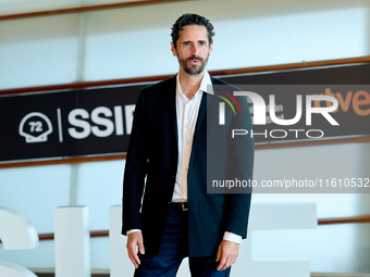 Juan Diego Botto attends the Photocall for La Habitacion de al lado during the 72nd San Sebastian International Film Festival in San Sebasti...