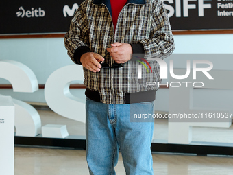 Pedro Almodovar attends the Photocall La Habitacion de al lado during the 72nd San Sebastian International Film Festival in San Sebastian, S...