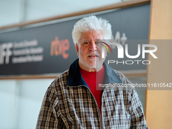 Pedro Almodovar attends the Photocall La Habitacion de al lado during the 72nd San Sebastian International Film Festival in San Sebastian, S...