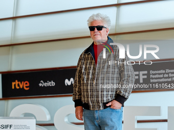 Pedro Almodovar attends the Photocall La Habitacion de al lado during the 72nd San Sebastian International Film Festival in San Sebastian, S...