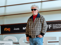 Pedro Almodovar attends the Photocall La Habitacion de al lado during the 72nd San Sebastian International Film Festival in San Sebastian, S...