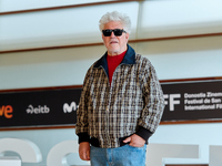 Pedro Almodovar attends the Photocall La Habitacion de al lado during the 72nd San Sebastian International Film Festival in San Sebastian, S...