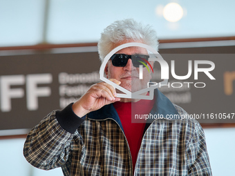 Pedro Almodovar attends the Photocall La Habitacion de al lado during the 72nd San Sebastian International Film Festival in San Sebastian, S...