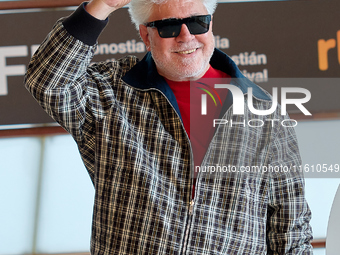 Pedro Almodovar attends the Photocall La Habitacion de al lado during the 72nd San Sebastian International Film Festival in San Sebastian, S...