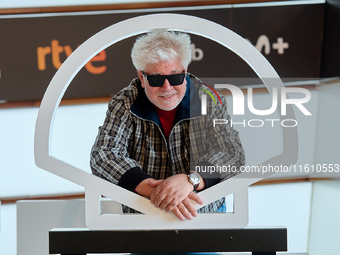 Pedro Almodovar attends the Photocall La Habitacion de al lado during the 72nd San Sebastian International Film Festival in San Sebastian, S...