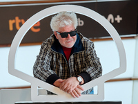 Pedro Almodovar attends the Photocall La Habitacion de al lado during the 72nd San Sebastian International Film Festival in San Sebastian, S...