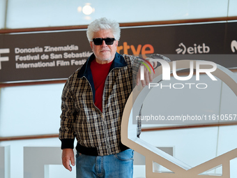 Pedro Almodovar attends the Photocall La Habitacion de al lado during the 72nd San Sebastian International Film Festival in San Sebastian, S...