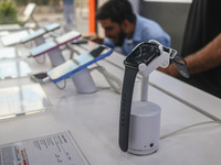 An Apple Watch Series 10 is displayed for sale at Master Arts Shop in Srinagar, Jammu and Kashmir, on September 26, 2024. According to Apple...