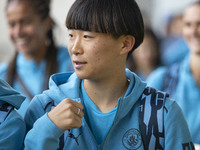 During the UEFA Women's Champions League Second Round 2nd Leg match between Manchester City and Paris FC at the Joie Stadium in Manchester,...