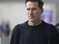 Manchester City W.F.C. manager Gareth Taylor arrives at the Joie Stadium during the UEFA Women's Champions League Second Round 2nd Leg match...