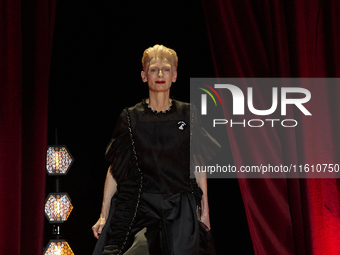 Tilda Swinton attends the Donostia Award for La Habitacion de al lado during the 72nd San Sebastian International Film Festival in San Sebas...