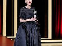 Tilda Swinton attends the Donostia Award for La Habitacion de al lado during the 72nd San Sebastian International Film Festival in San Sebas...