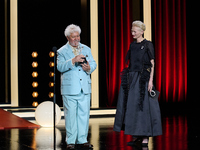 Pedro Almodovar attends the Donostia Award for La Habitacion de al lado during the 72nd San Sebastian International Film Festival in San Seb...