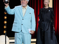 Pedro Almodovar attends the Donostia Award for La Habitacion de al lado during the 72nd San Sebastian International Film Festival in San Seb...