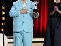 Pedro Almodovar attends the Donostia Award for La Habitacion de al lado during the 72nd San Sebastian International Film Festival in San Seb...