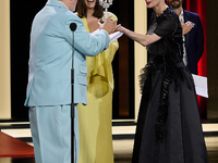 Pedro Almodovar attends the Donostia Award for La Habitacion de al lado during the 72nd San Sebastian International Film Festival in San Seb...