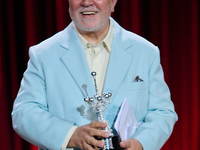 Pedro Almodovar attends the Donostia Award for La Habitacion de al lado during the 72nd San Sebastian International Film Festival in San Seb...