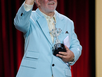 Pedro Almodovar attends the Donostia Award for La Habitacion de al lado during the 72nd San Sebastian International Film Festival in San Seb...