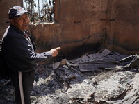 Aftermath of a forest fire in Quito, Ecuador, on September 26, 2024. The fire originated in the forest near Av. Simon Bolivar, close to the...