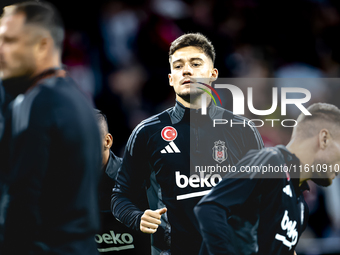 Besiktas JK midfielder Ernest Muci plays during the match between Ajax and Besiktas at the Johan Cruijff ArenA for the UEFA Europa League -...