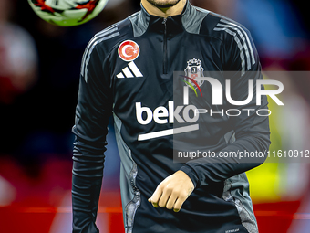 Besiktas JK midfielder Ernest Muci plays during the match between Ajax and Besiktas at the Johan Cruijff ArenA for the UEFA Europa League -...