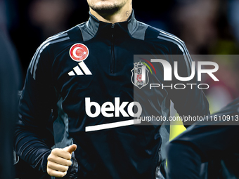 Besiktas JK midfielder Ernest Muci plays during the match between Ajax and Besiktas at the Johan Cruijff ArenA for the UEFA Europa League -...