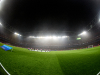 A generic view of the Emirates Stadium prior to the UEFA Champions League Group D soccer match between Arsenal and Borussia Dortmund in Lond...