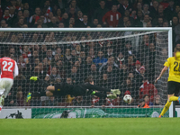 Roman Weidenfeller, goalkeeper and captain of Borussia Dortmund, is beaten by Alexis Sanchez's (not in picture) shot at goal for the 2-0 goa...