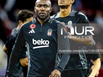 Besiktas JK midfielder Al Musrati plays during the match Ajax vs. Besiktas at the Johan Cruijff ArenA for the UEFA Europa League - League ph...