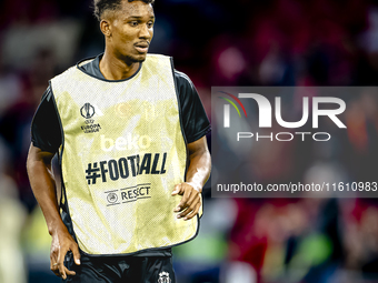 Besiktas JK defender Felix Uduokhai during the match between Ajax and Besiktas at the Johan Cruijff ArenA for the UEFA Europa League - Leagu...