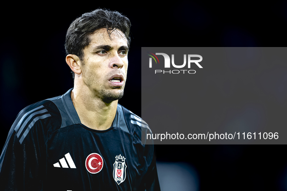 Besiktas JK defender Gabriel plays during the match between Ajax and Besiktas at the Johan Cruijff ArenA for the UEFA Europa League - League...