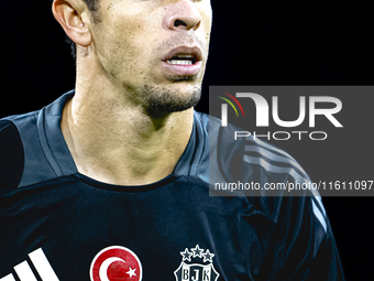 Besiktas JK defender Gabriel plays during the match between Ajax and Besiktas at the Johan Cruijff ArenA for the UEFA Europa League - League...