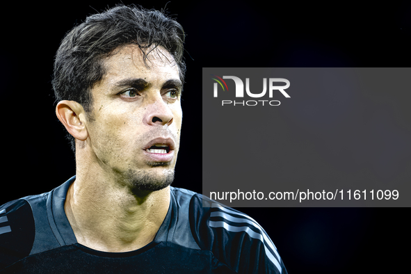 Besiktas JK defender Gabriel plays during the match between Ajax and Besiktas at the Johan Cruijff ArenA for the UEFA Europa League - League...