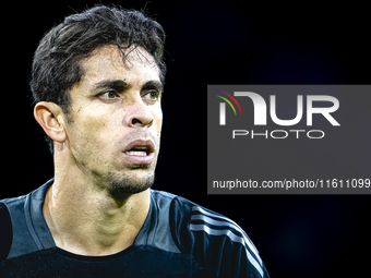 Besiktas JK defender Gabriel plays during the match between Ajax and Besiktas at the Johan Cruijff ArenA for the UEFA Europa League - League...