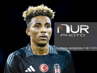 Besiktas JK midfielder Gedson Fernandes plays during the match between Ajax and Besiktas at the Johan Cruijff ArenA for the UEFA Europa Leag...