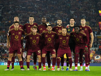 Roma line up prior the UEFA Europa League 2024/25 League Phase MD1 match between AS Roma and Athletic Club at Stadio Olimpico on September 2...