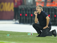 Ivan Juric head coach of Roma during the UEFA Europa League 2024/25 League Phase MD1 match between AS Roma and Athletic Club at Stadio Olimp...