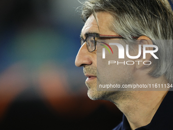 Ivan Juric head coach of Roma during the UEFA Europa League 2024/25 League Phase MD1 match between AS Roma and Athletic Club at Stadio Olimp...