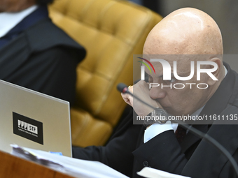 On September 26, 2024, in Brazil, Supreme Court Justice Alexandre de Moraes receives all the requested documents from Platform X (formerly T...