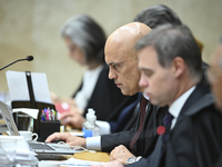 On September 26, 2024, in Brazil, Supreme Court Justice Alexandre de Moraes receives all the requested documents from Platform X (formerly T...