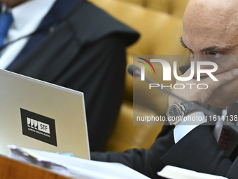 On September 26, 2024, in Brazil, Supreme Court Justice Alexandre de Moraes receives all the requested documents from Platform X (formerly T...