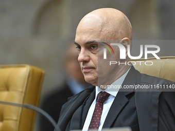 On September 26, 2024, in Brazil, Supreme Court Justice Alexandre de Moraes receives all the requested documents from Platform X (formerly T...