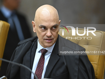 On September 26, 2024, in Brazil, Supreme Court Justice Alexandre de Moraes receives all the requested documents from Platform X (formerly T...