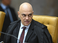 On September 26, 2024, in Brazil, Supreme Court Justice Alexandre de Moraes receives all the requested documents from Platform X (formerly T...